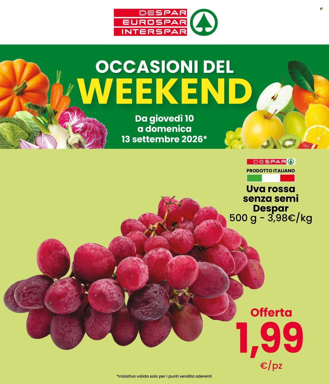 Volantino EUROSPAR - Fresche Occasioni