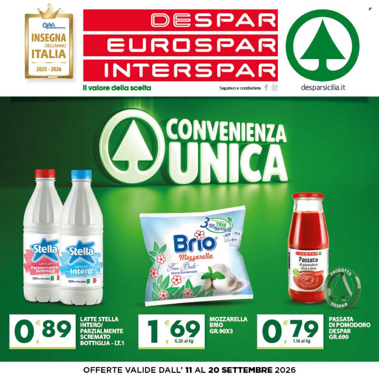 Volantino INTERSPAR - Da venerdì 11 2026
