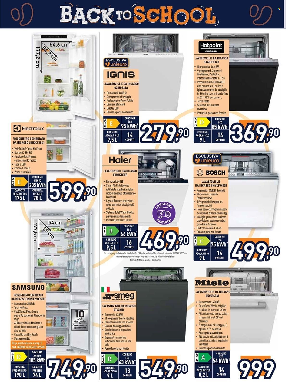 Volantino UNIEURO - Back to School
