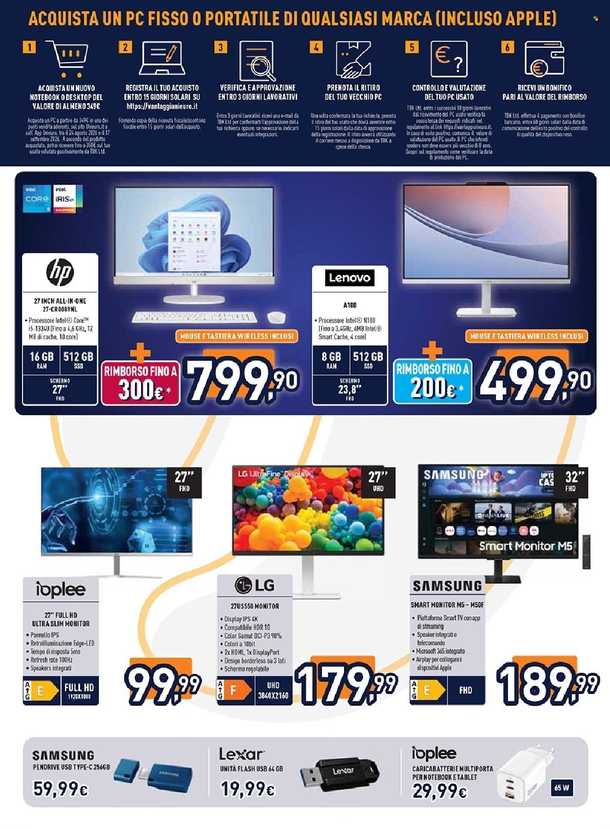 Volantino UNIEURO - Back to School