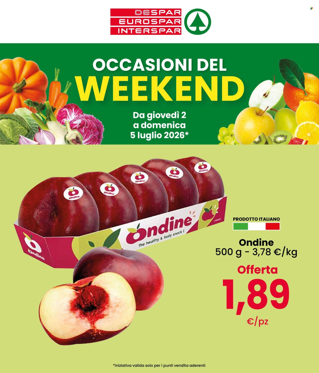 Volantino EUROSPAR - Fresche Occasioni