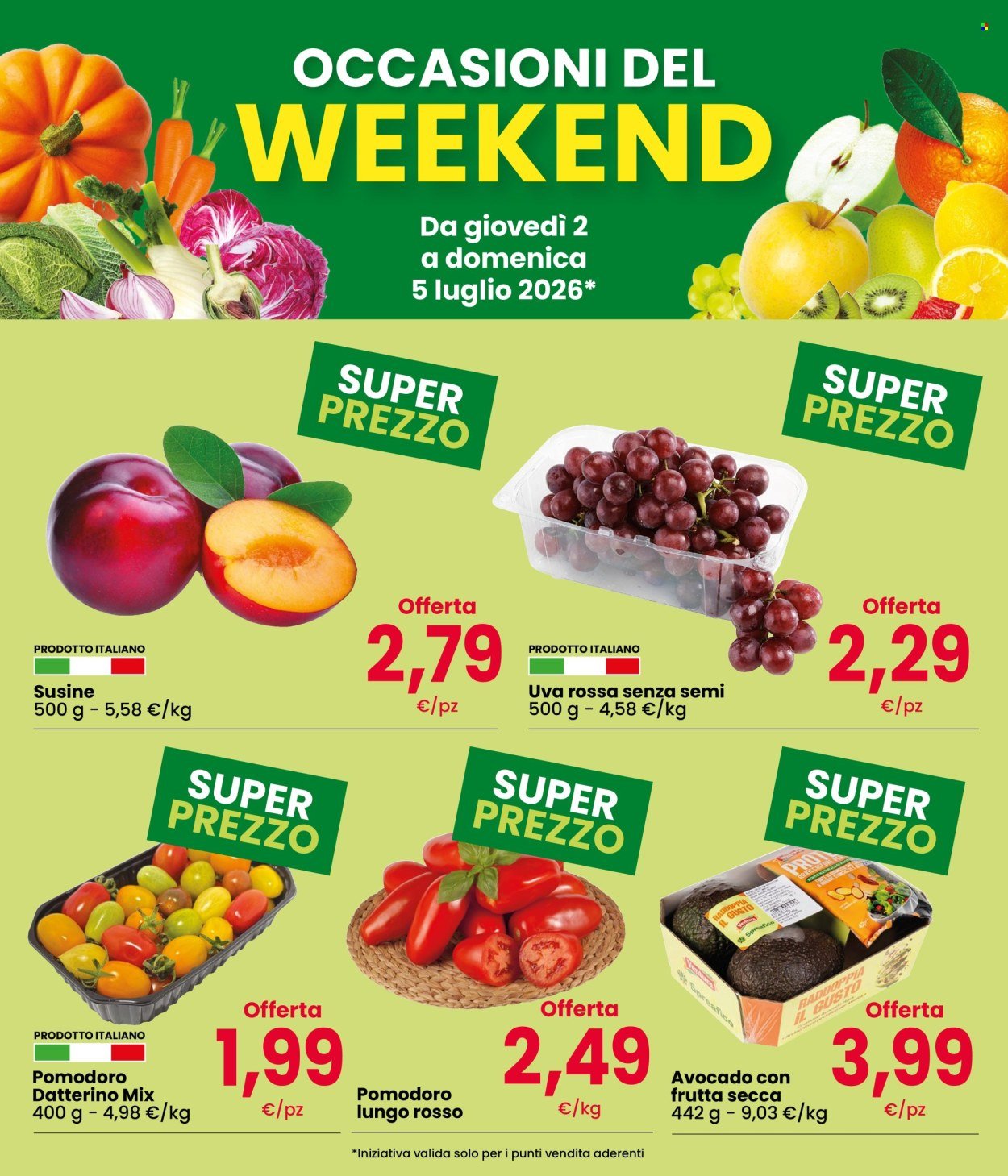 Volantino EUROSPAR - Fresche Occasioni
