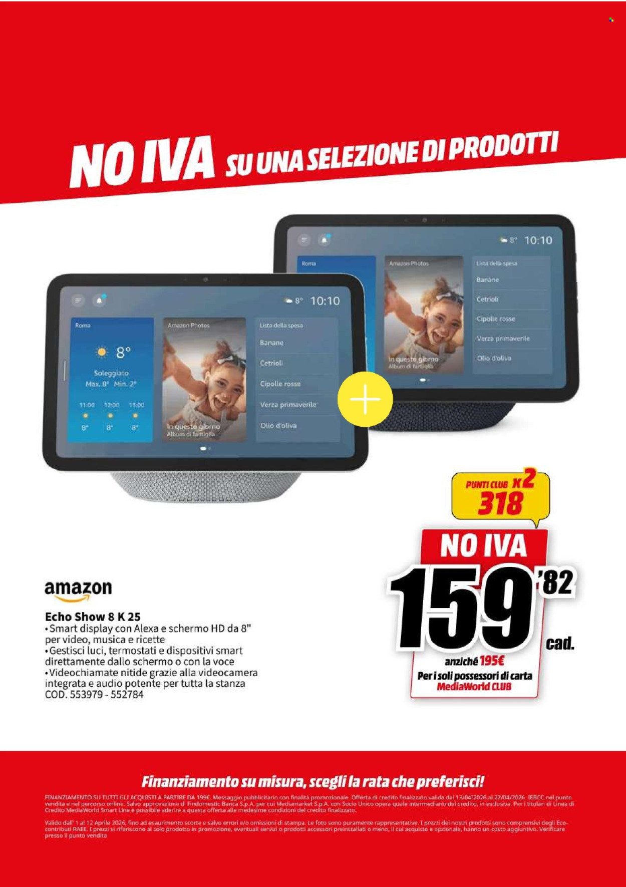Volantino MEDIAWORLD - NO IVA (2026-04-13 - 2026-04-22)