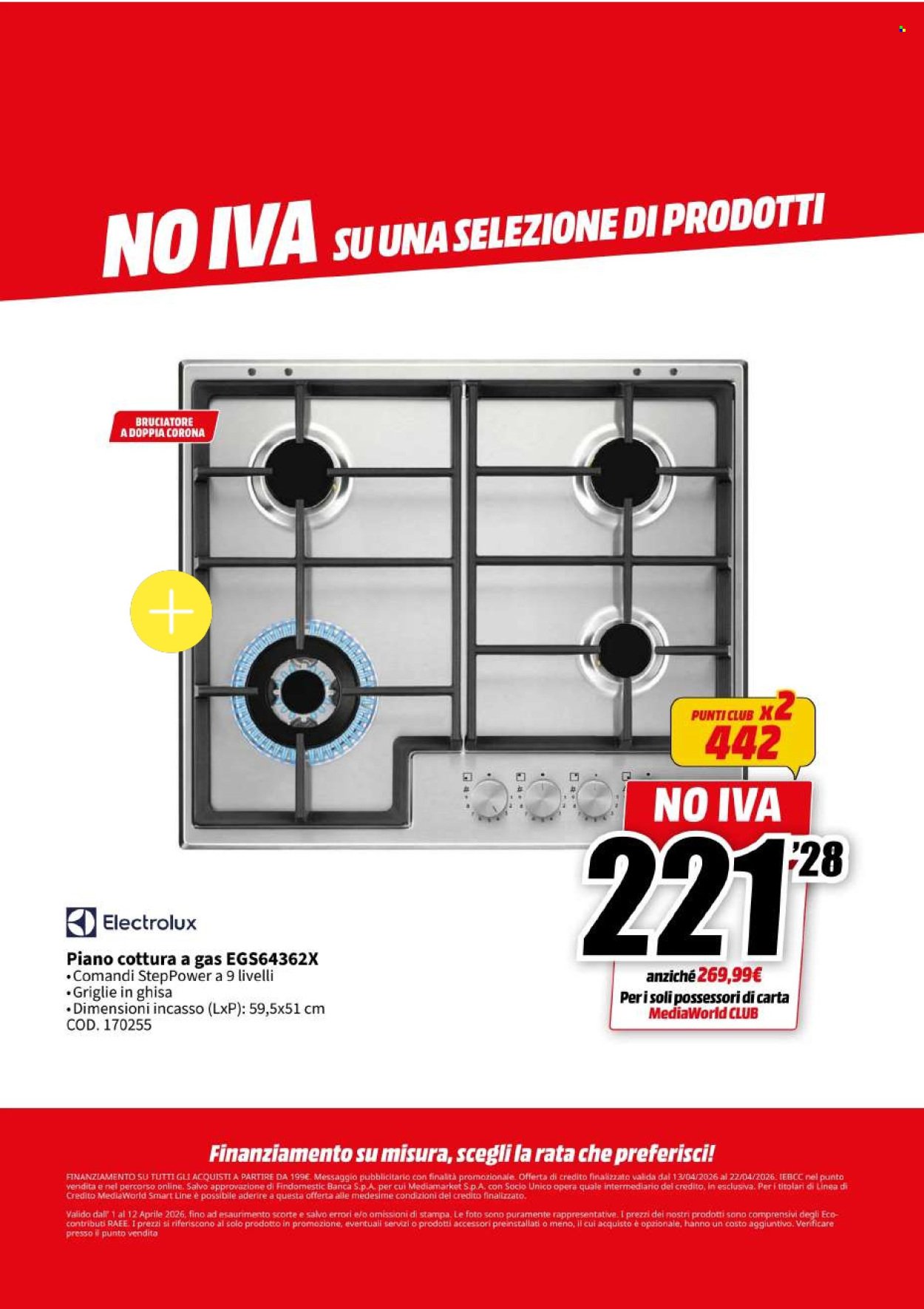 Volantino MEDIAWORLD - NO IVA (2026-04-13 - 2026-04-22)