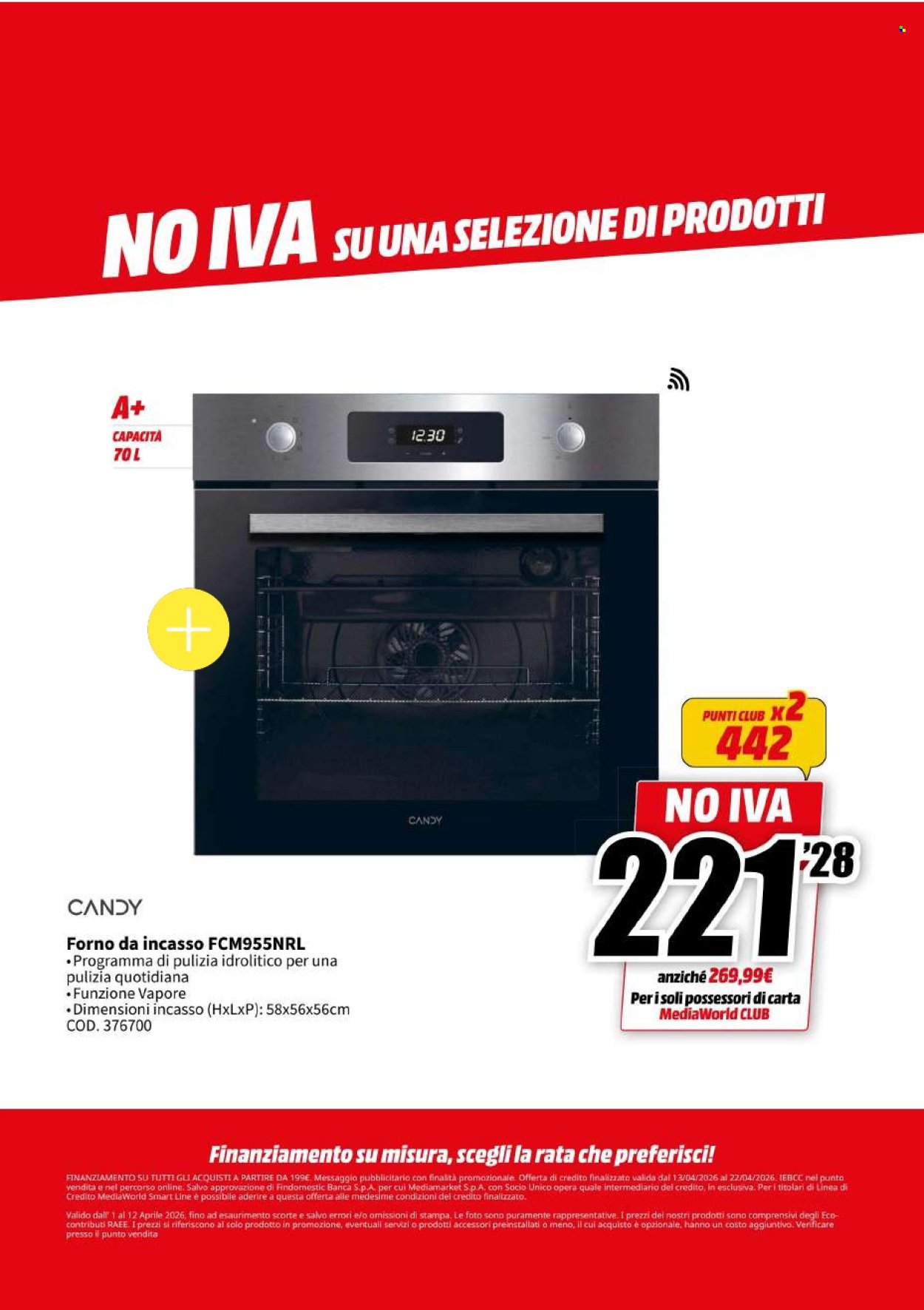 Volantino MEDIAWORLD - NO IVA (2026-04-13 - 2026-04-22)
