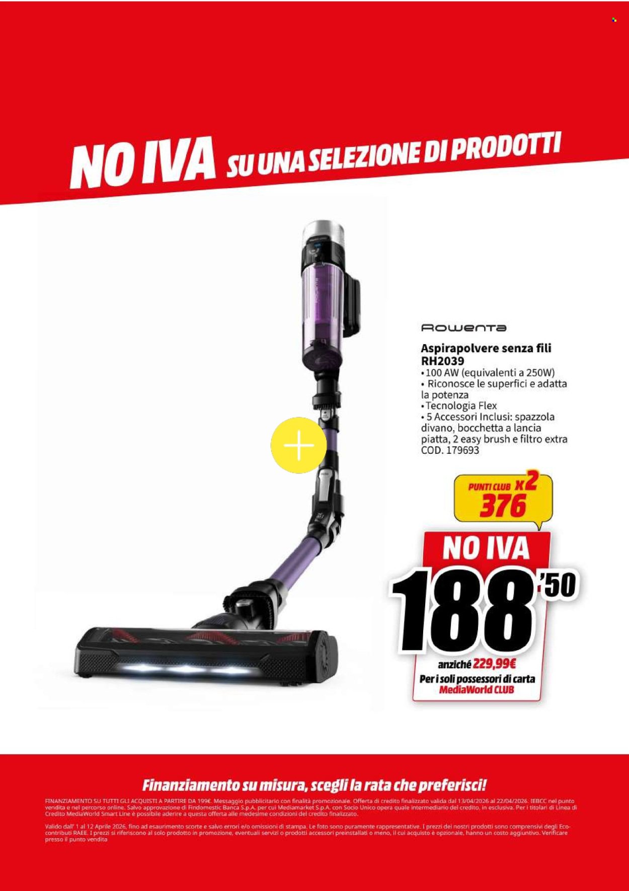 Volantino MEDIAWORLD - NO IVA (2026-04-13 - 2026-04-22)