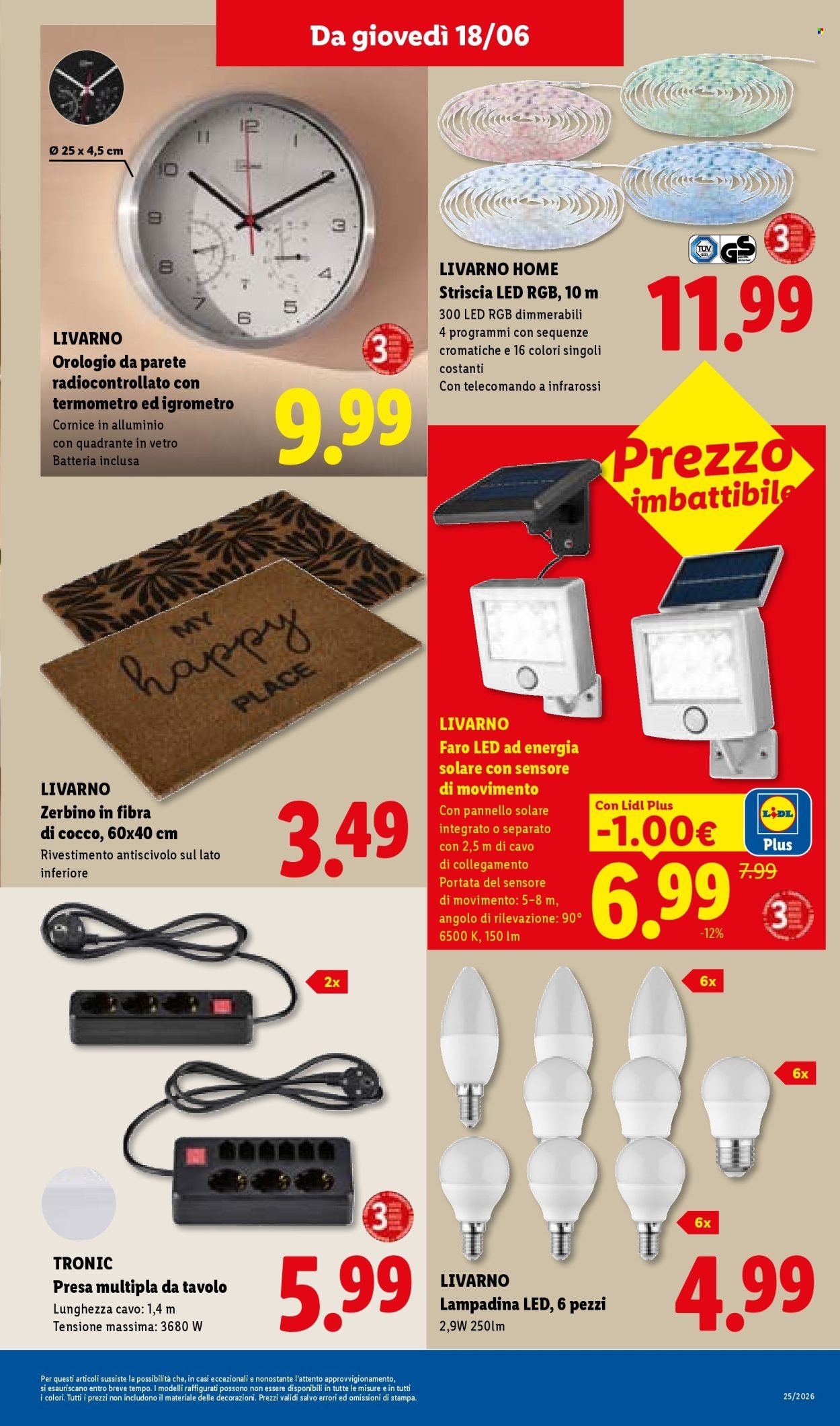 Volantino LIDL - L'estate del risparmio