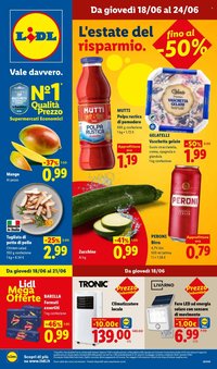 Volantino LIDL - L'estate del risparmio