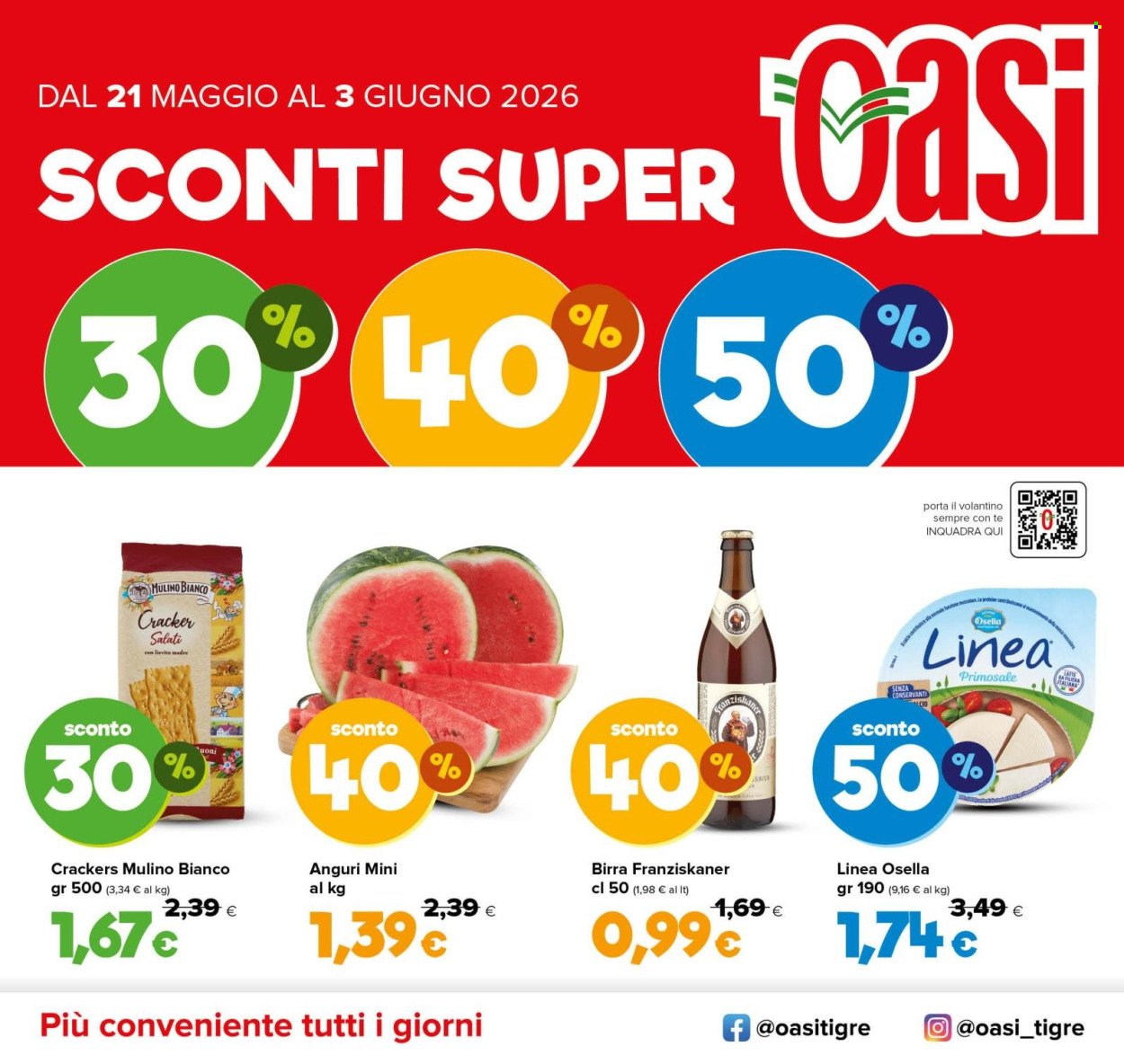 Volantino OASI - Da giovedì 21 maggio 2026