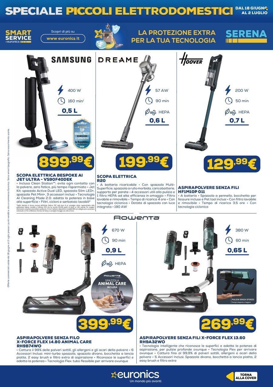 Volantino EURONICS - Speciale Piccoli Elettrodomestici