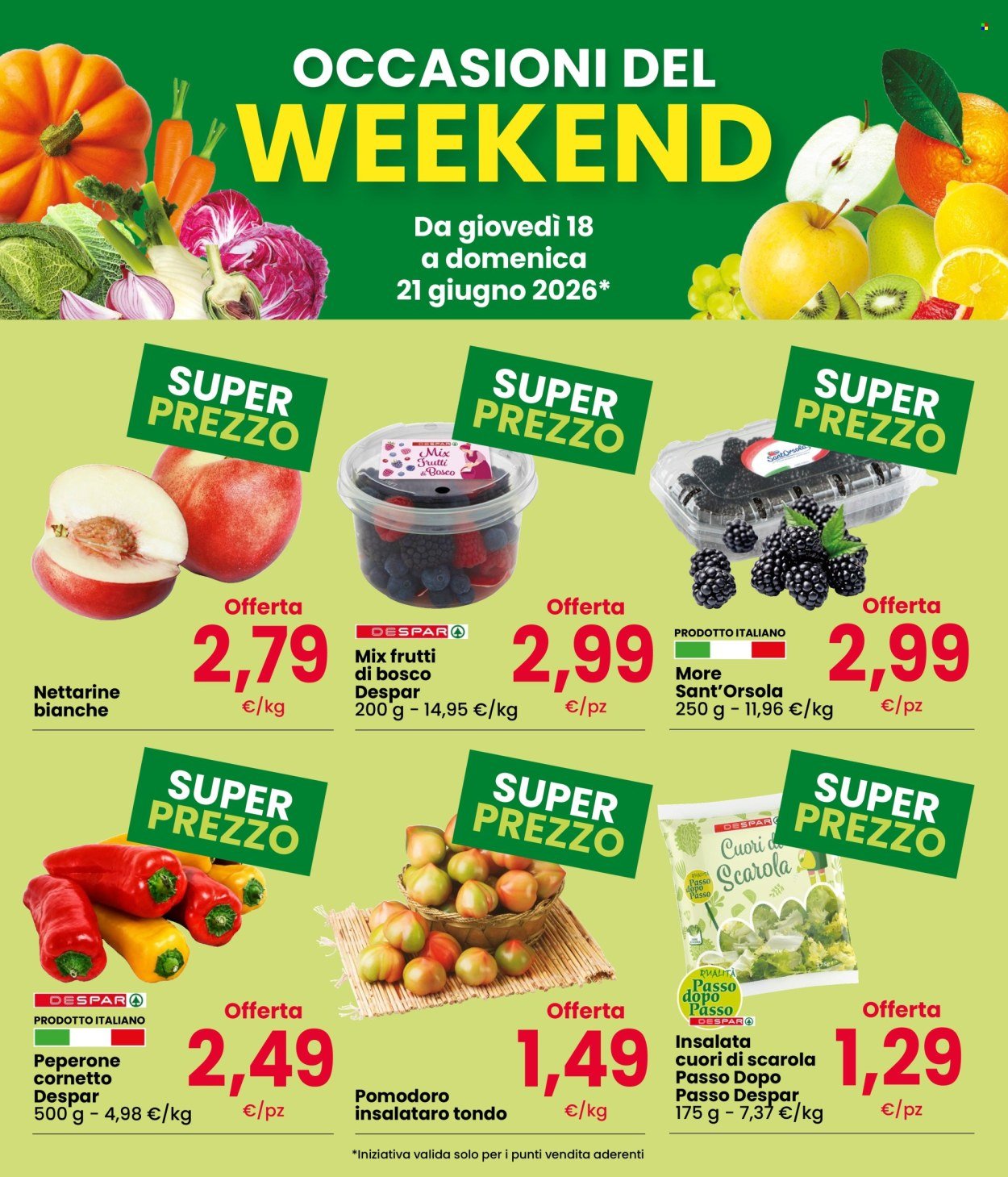 Volantino EUROSPAR - Fresche Occasioni