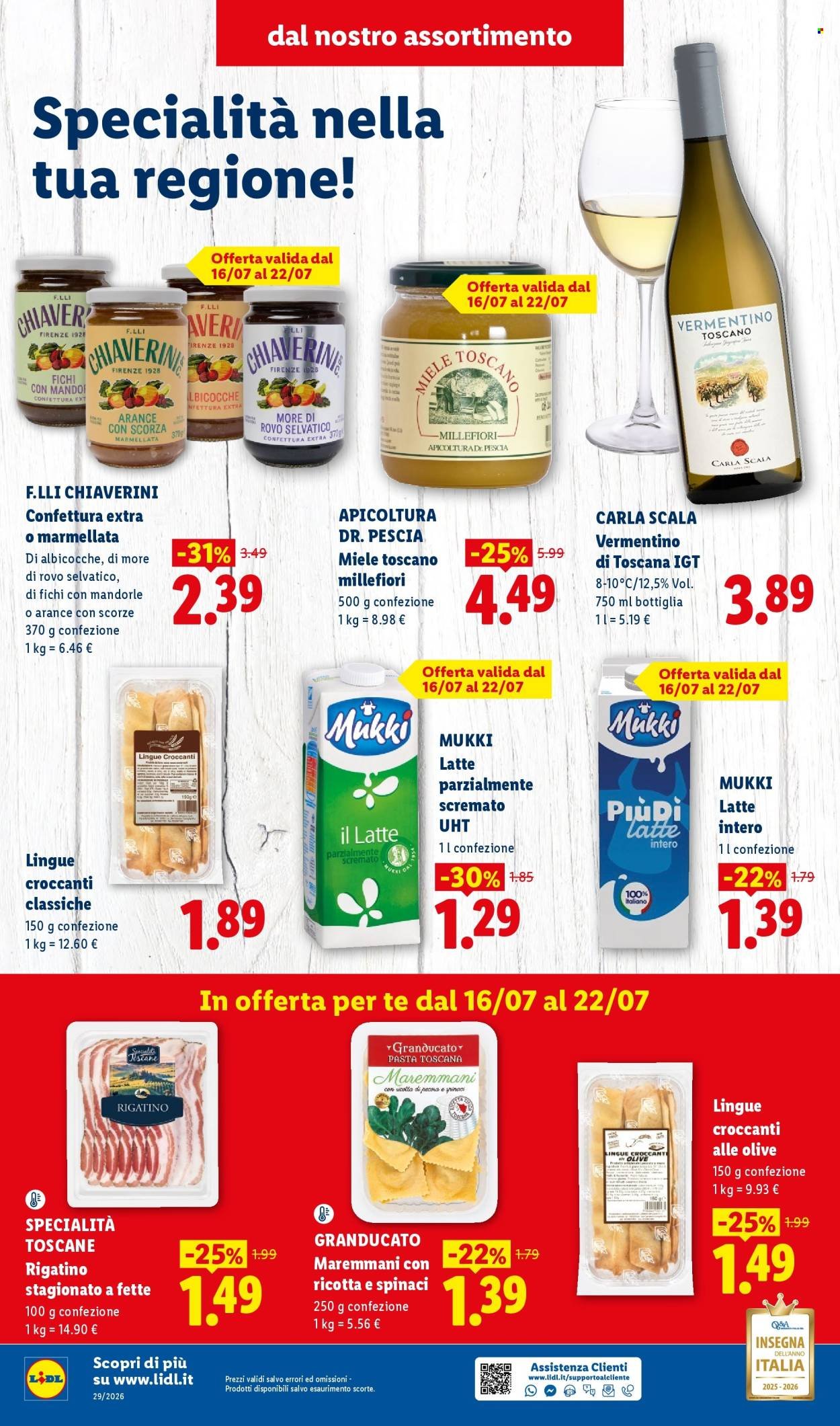 Volantino LIDL - Sapori della Toscana