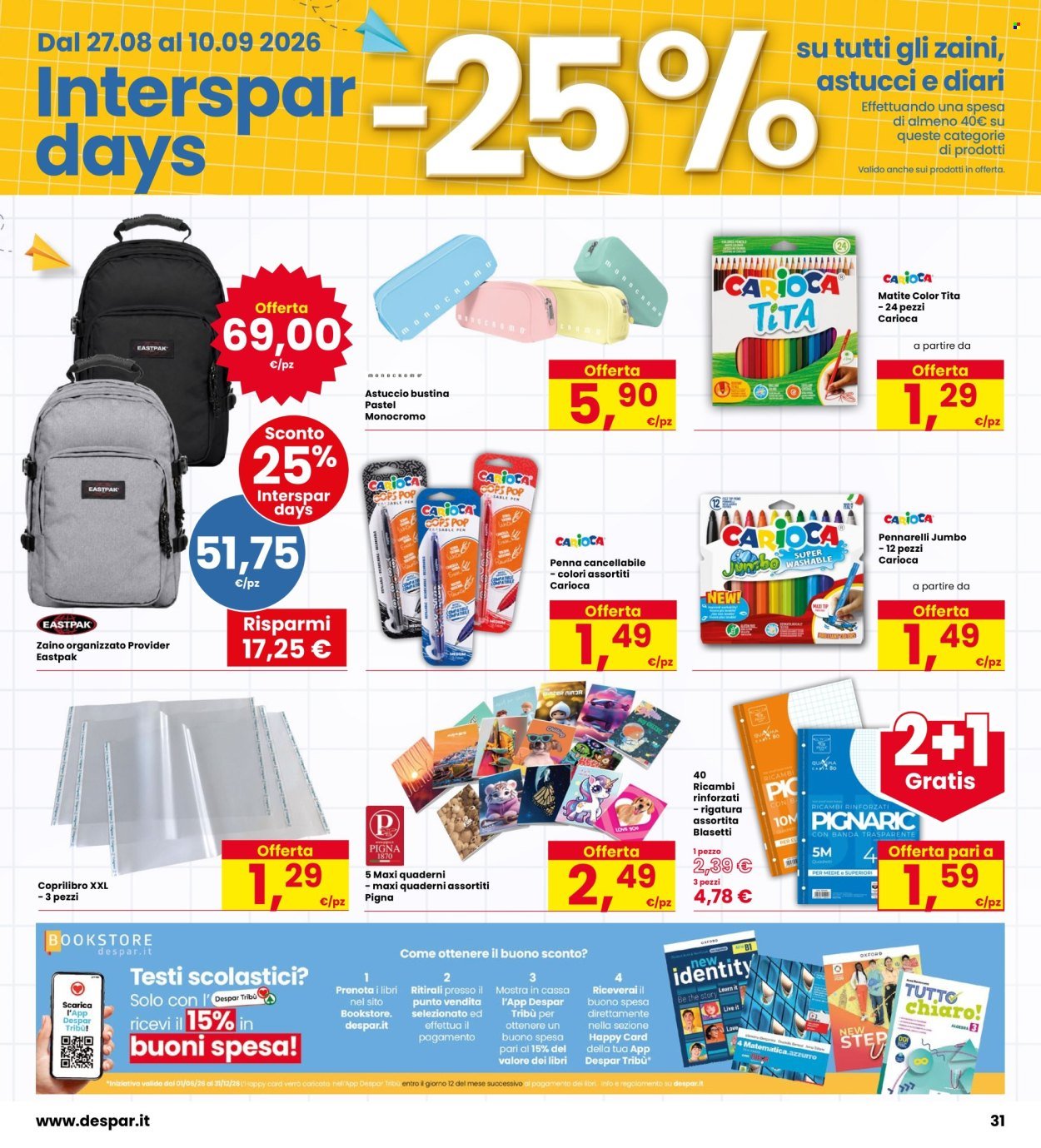 Volantino INTERSPAR - Sconti fino al 50%