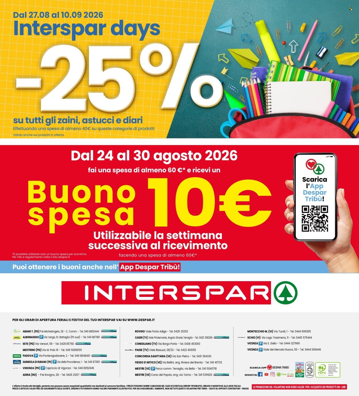 Volantino INTERSPAR - Sconti fino al 50%