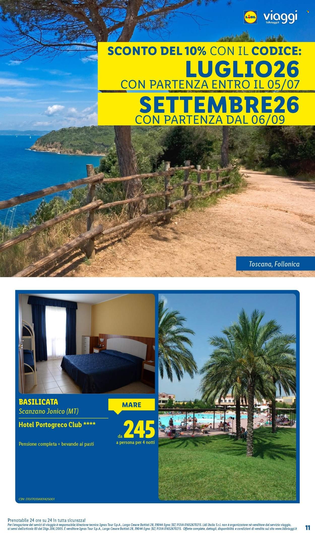 Offerta LIDL - Vacanze da sogno per la tua estate (2026-03-11)