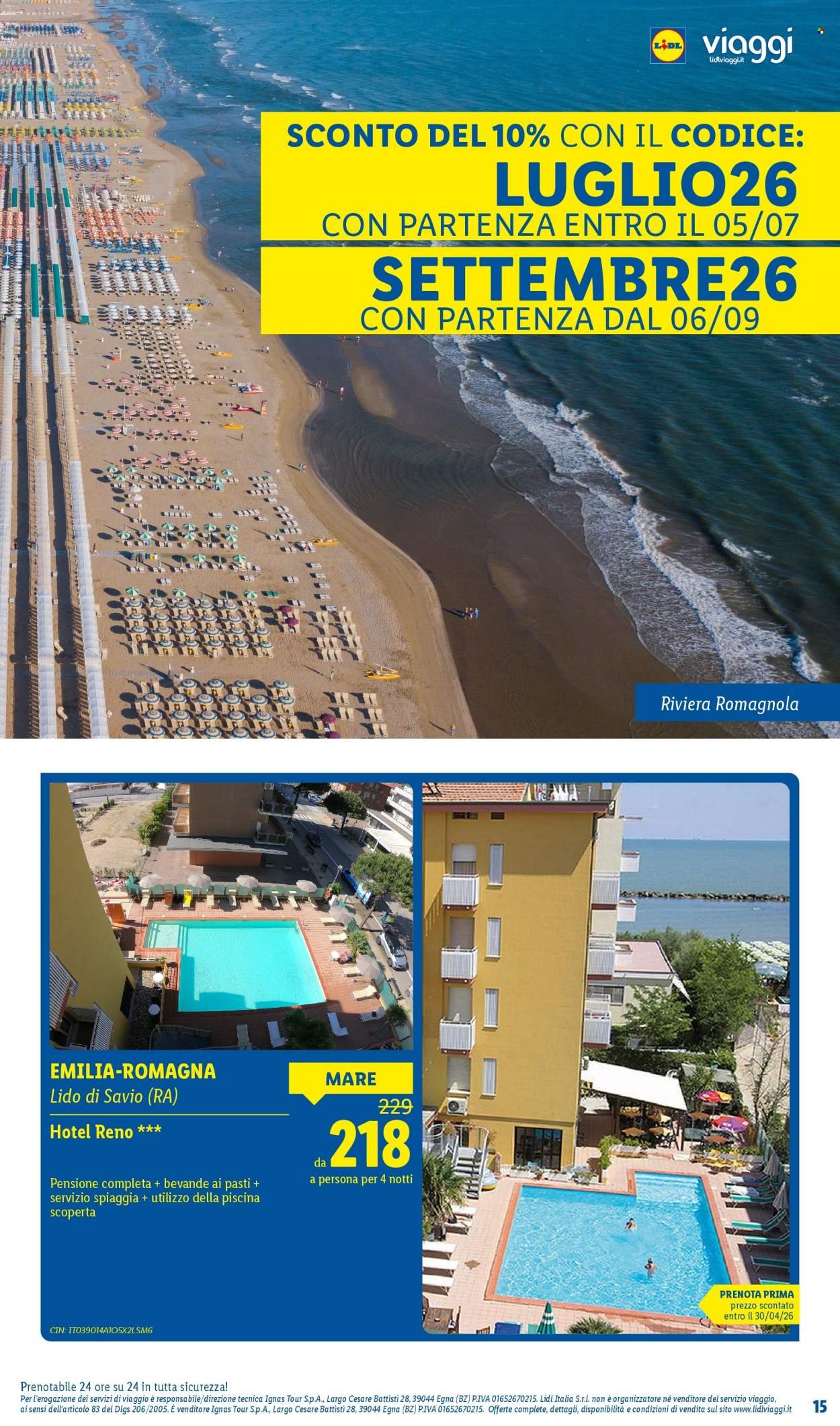 Offerta LIDL - Vacanze da sogno per la tua estate (2026-03-11)