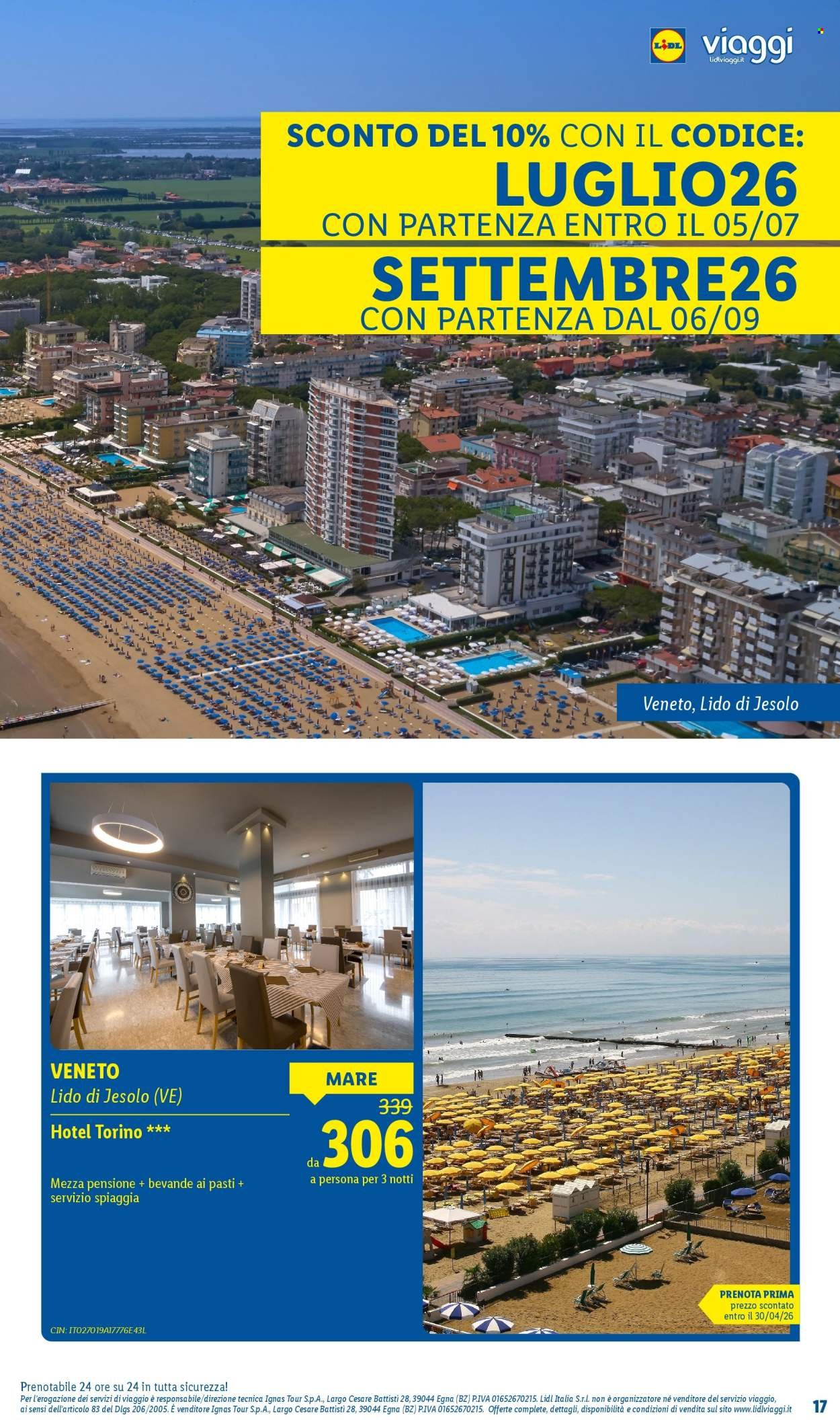 Offerta LIDL - Vacanze da sogno per la tua estate (2026-03-11)