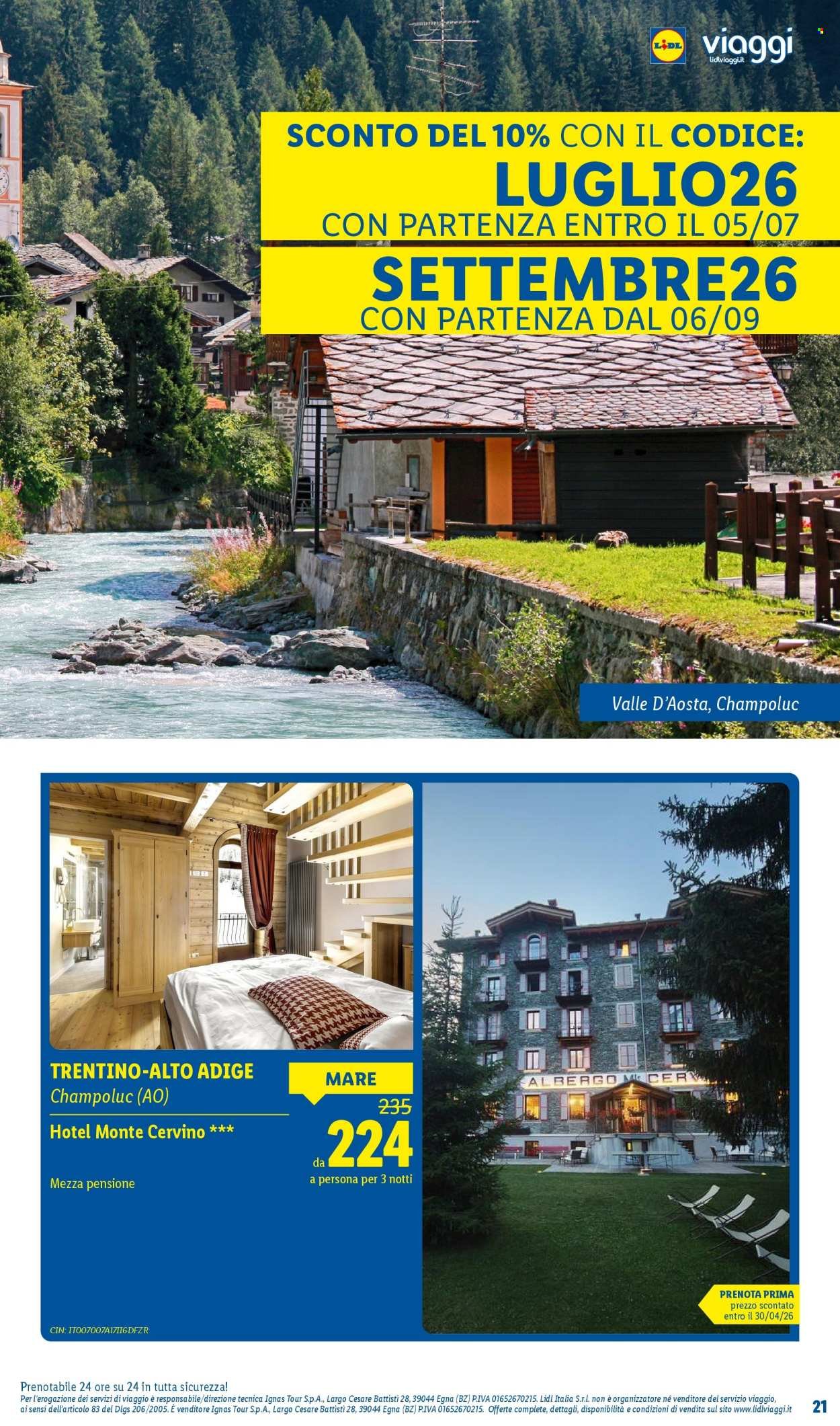 Offerta LIDL - Vacanze da sogno per la tua estate (2026-03-11)