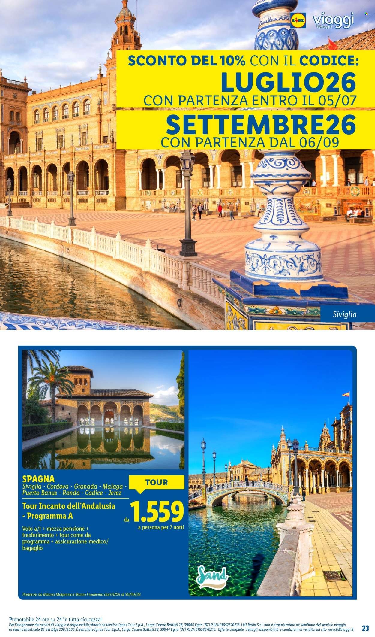 Offerta LIDL - Vacanze da sogno per la tua estate (2026-03-11)