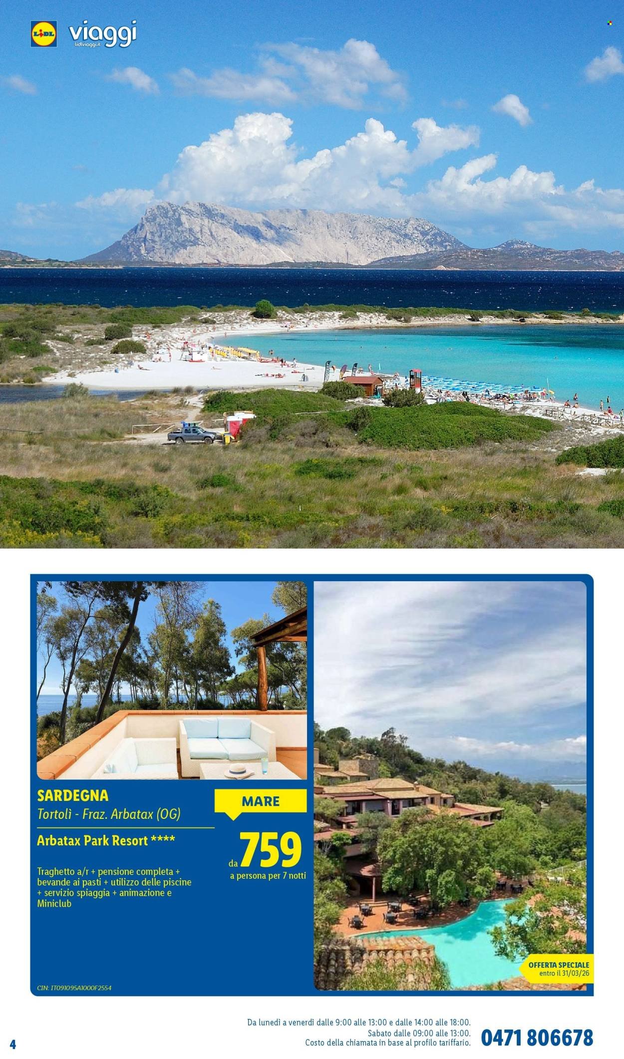 Offerta LIDL - Vacanze da sogno per la tua estate (2026-03-11)