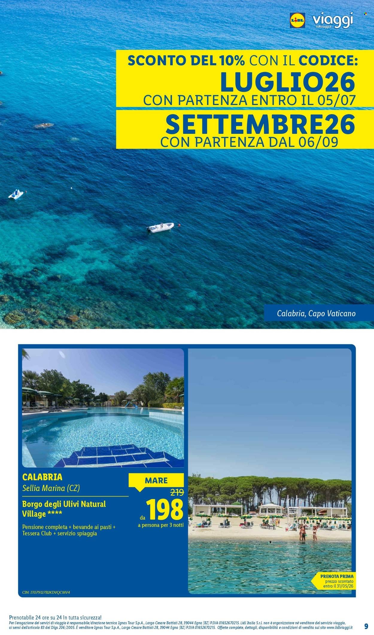 Offerta LIDL - Vacanze da sogno per la tua estate (2026-03-11)