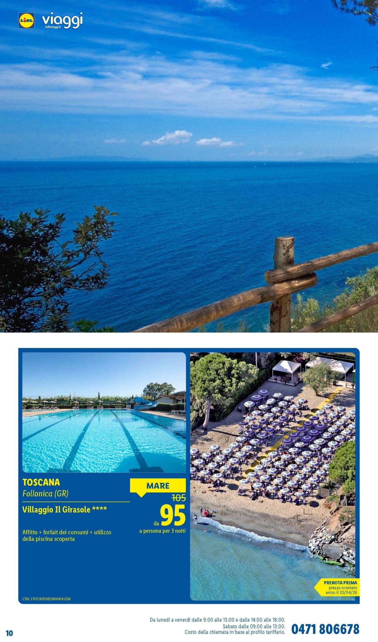 Offerta LIDL - Vacanze da sogno per la tua estate (2026-03-11)