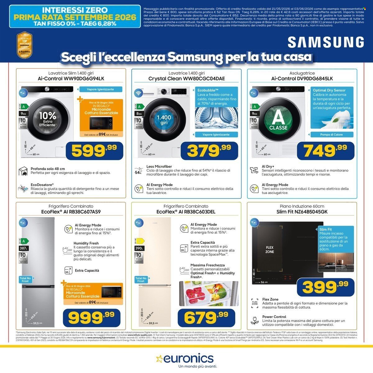Volantino EURONICS - CONVENIENZA STELLARE (2026-05-21 - 2026-06-03)