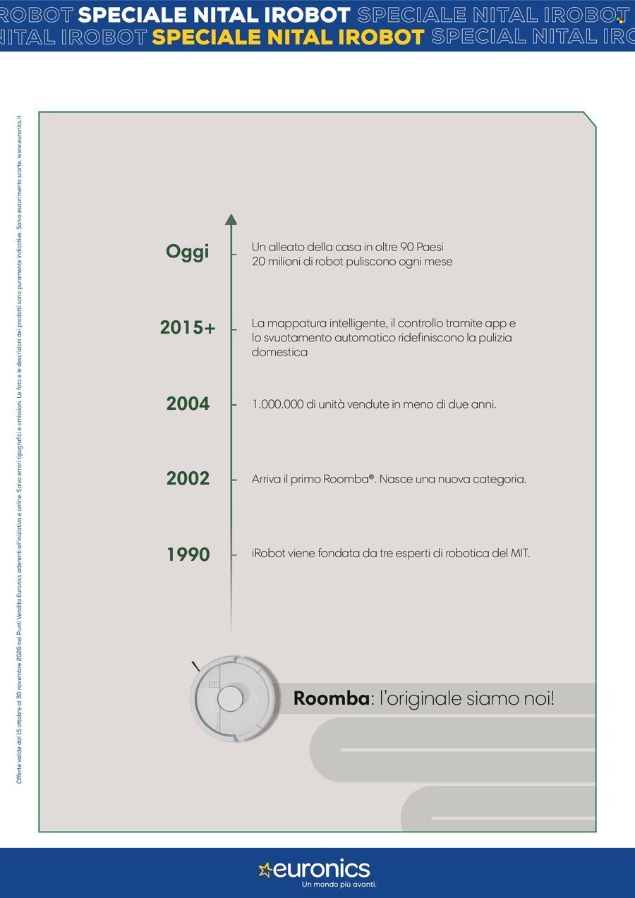 Volantino EURONICS - Speciale Nital iRobot