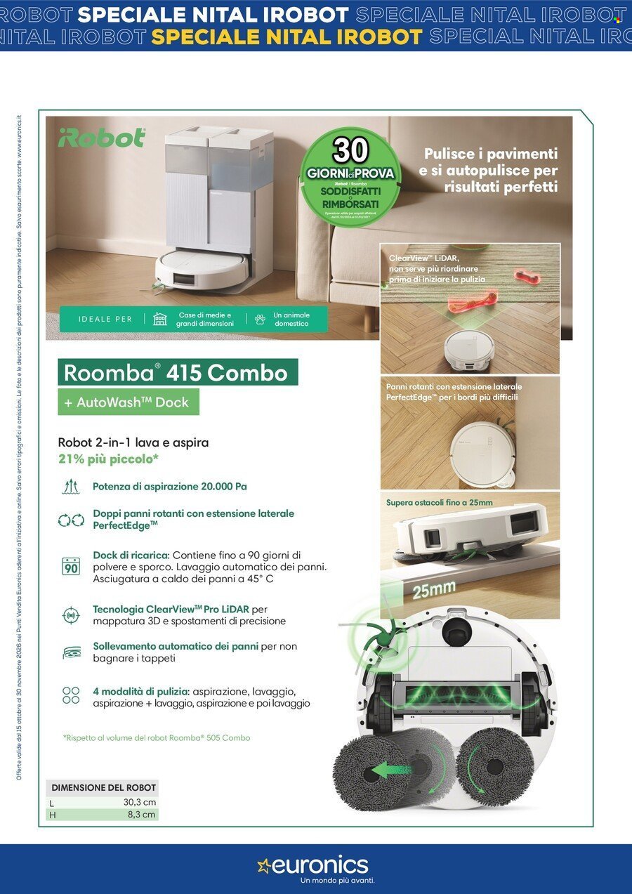 Volantino EURONICS - Speciale Nital iRobot