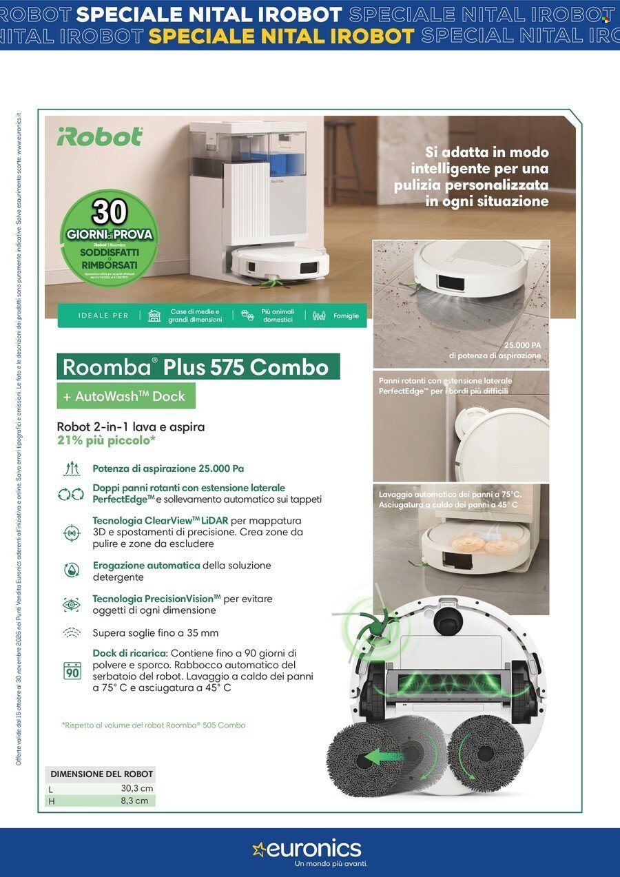 Volantino EURONICS - Speciale Nital iRobot