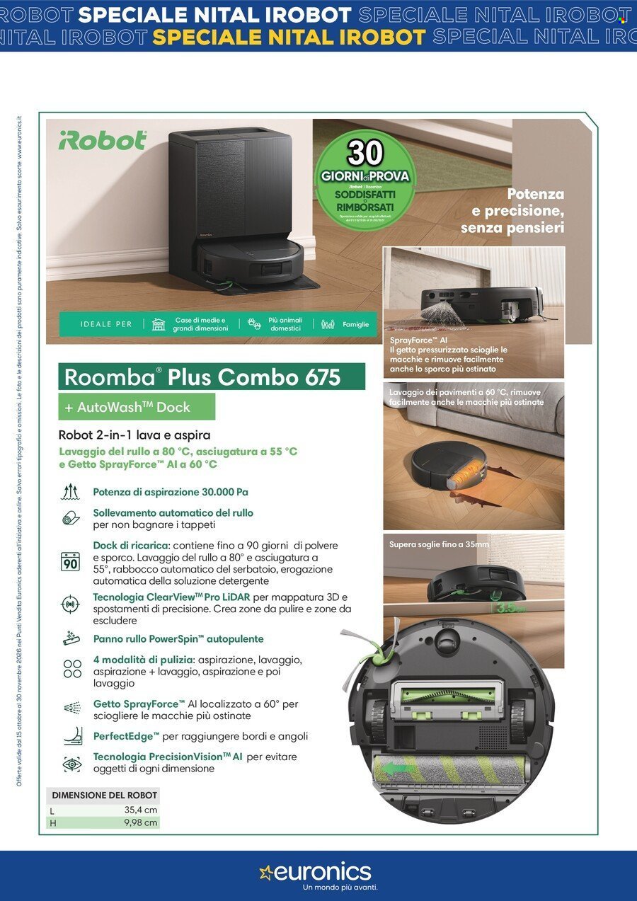 Volantino EURONICS - Speciale Nital iRobot