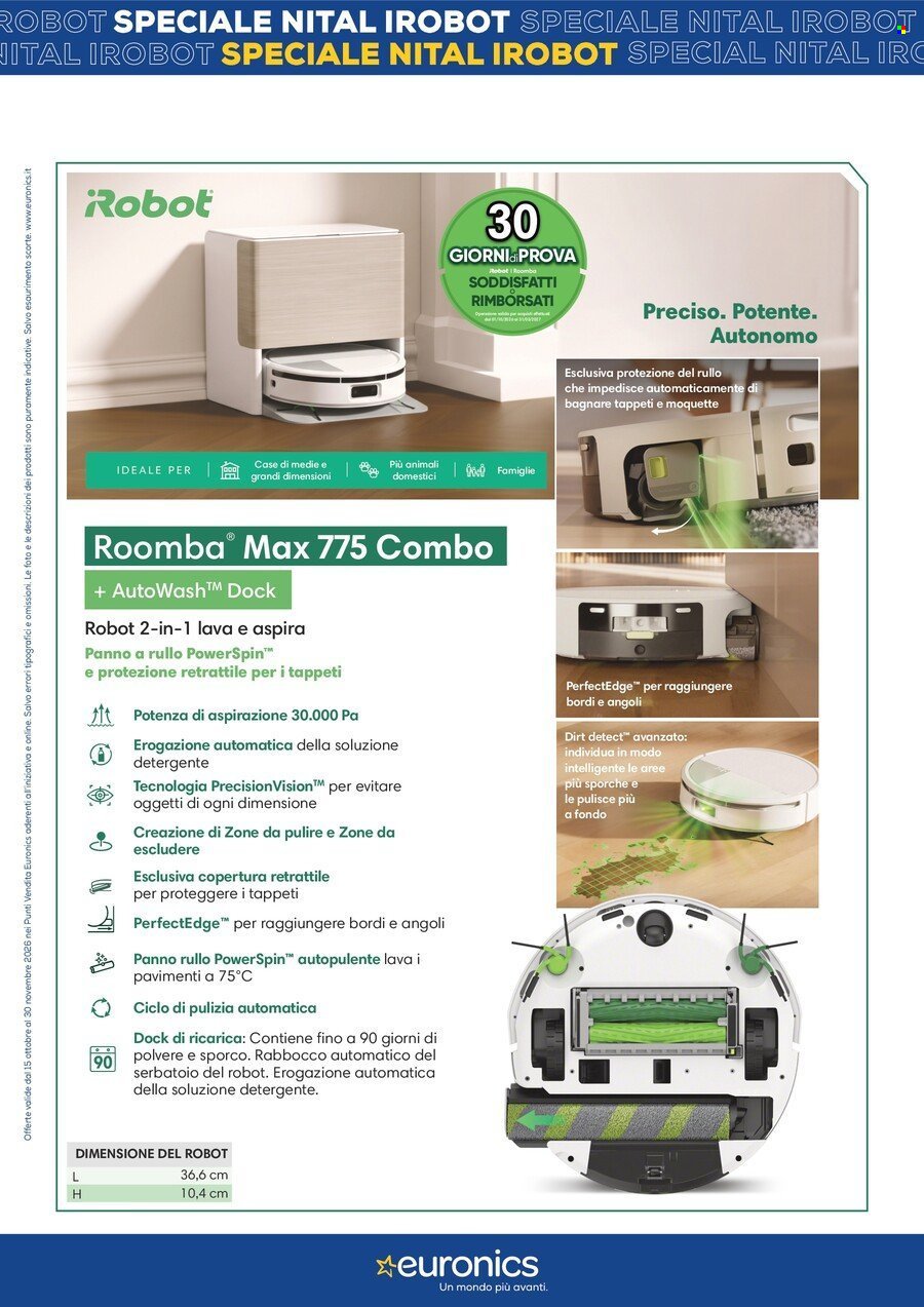 Volantino EURONICS - Speciale Nital iRobot