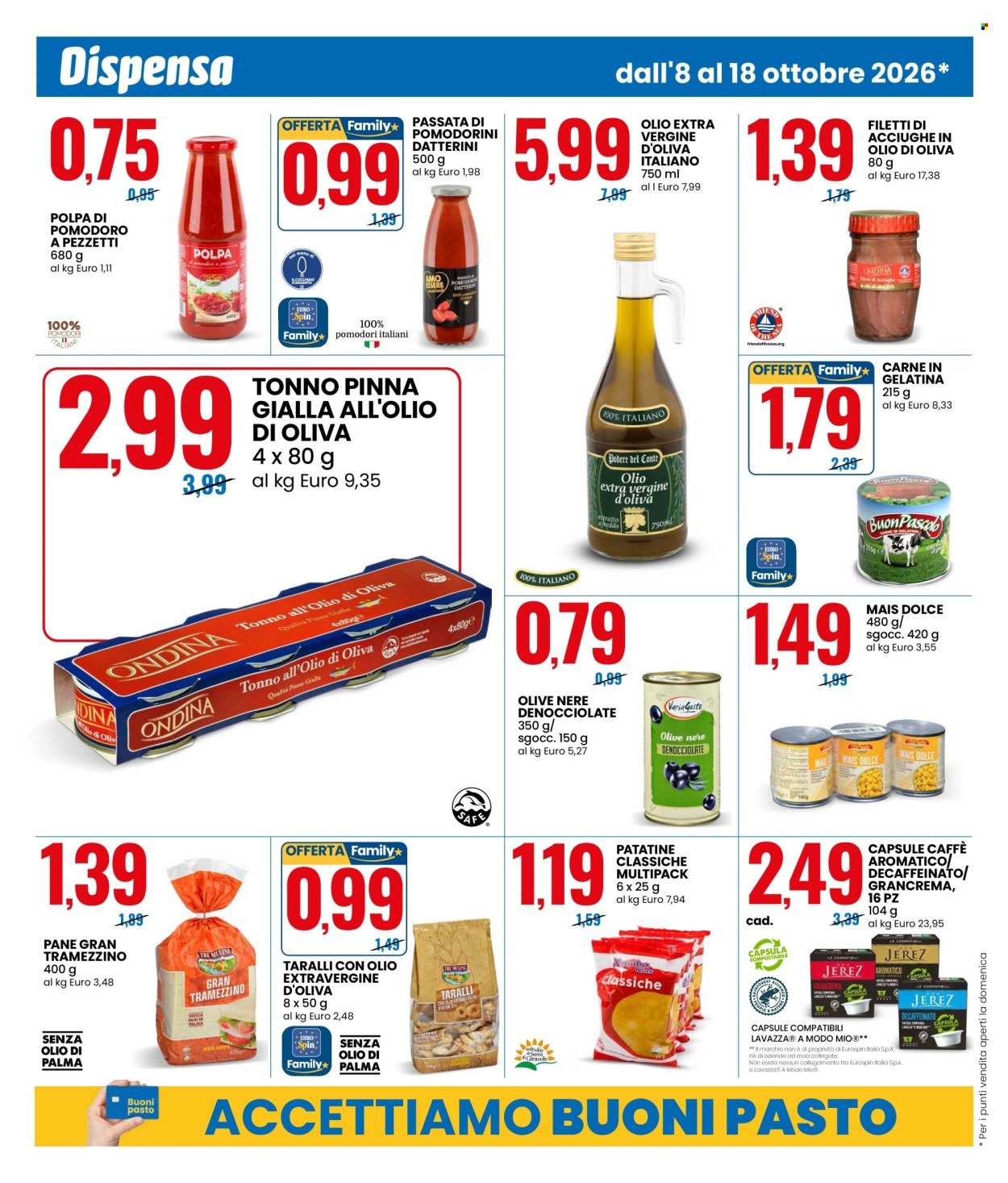 Volantino EUROSPIN - Da giovedì 8 2026
