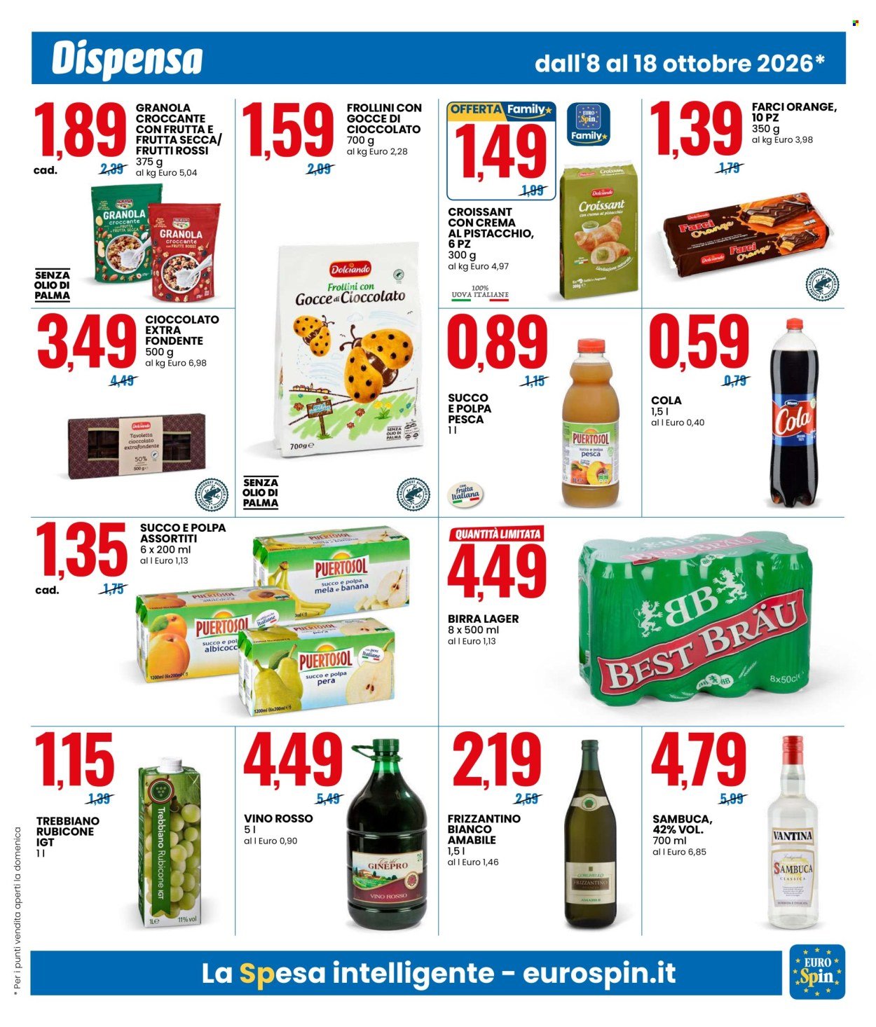 Volantino EUROSPIN - Da giovedì 8 2026