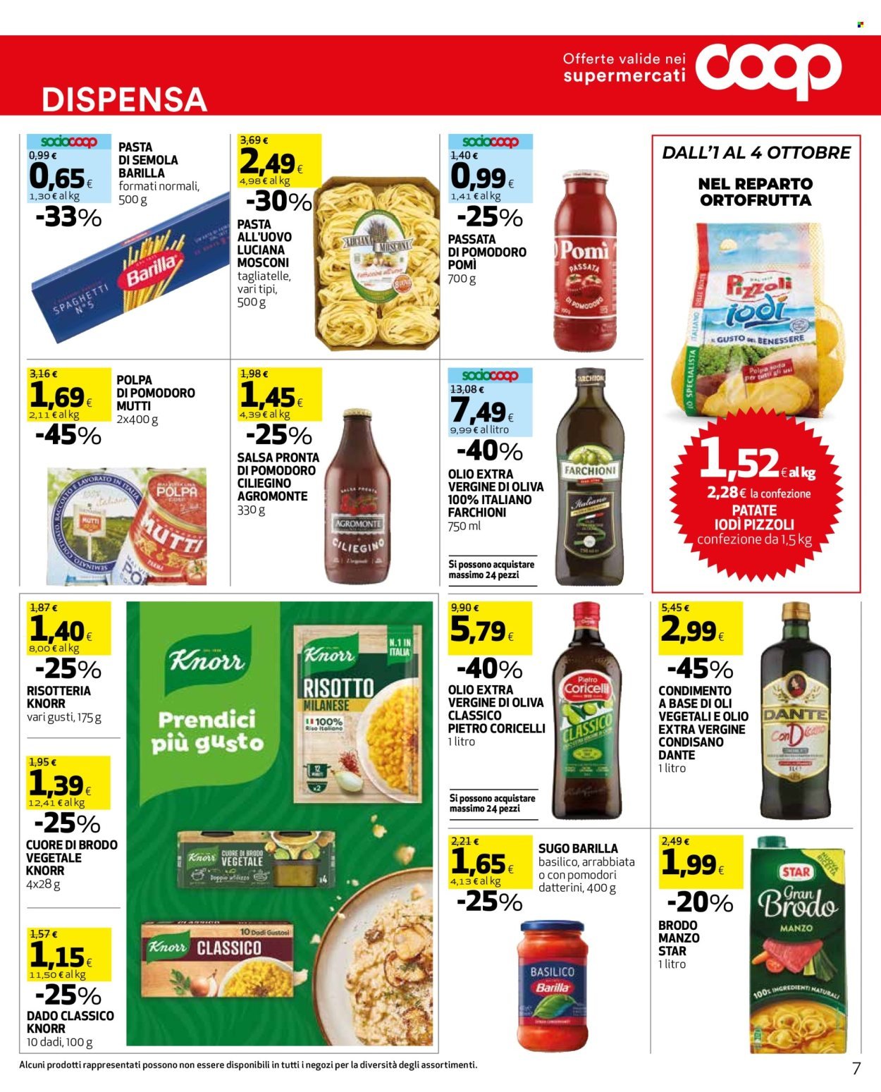 Volantino COOP - Prezzi ribassati soci
