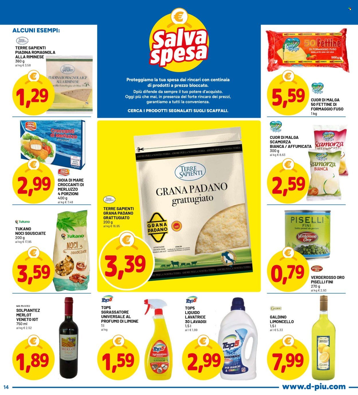 Volantino DPIÙ - SUPER OFFERTE 3X2 - PRENDI TRE PAGHI DUE (2026-01-05 - 2026-01-11)