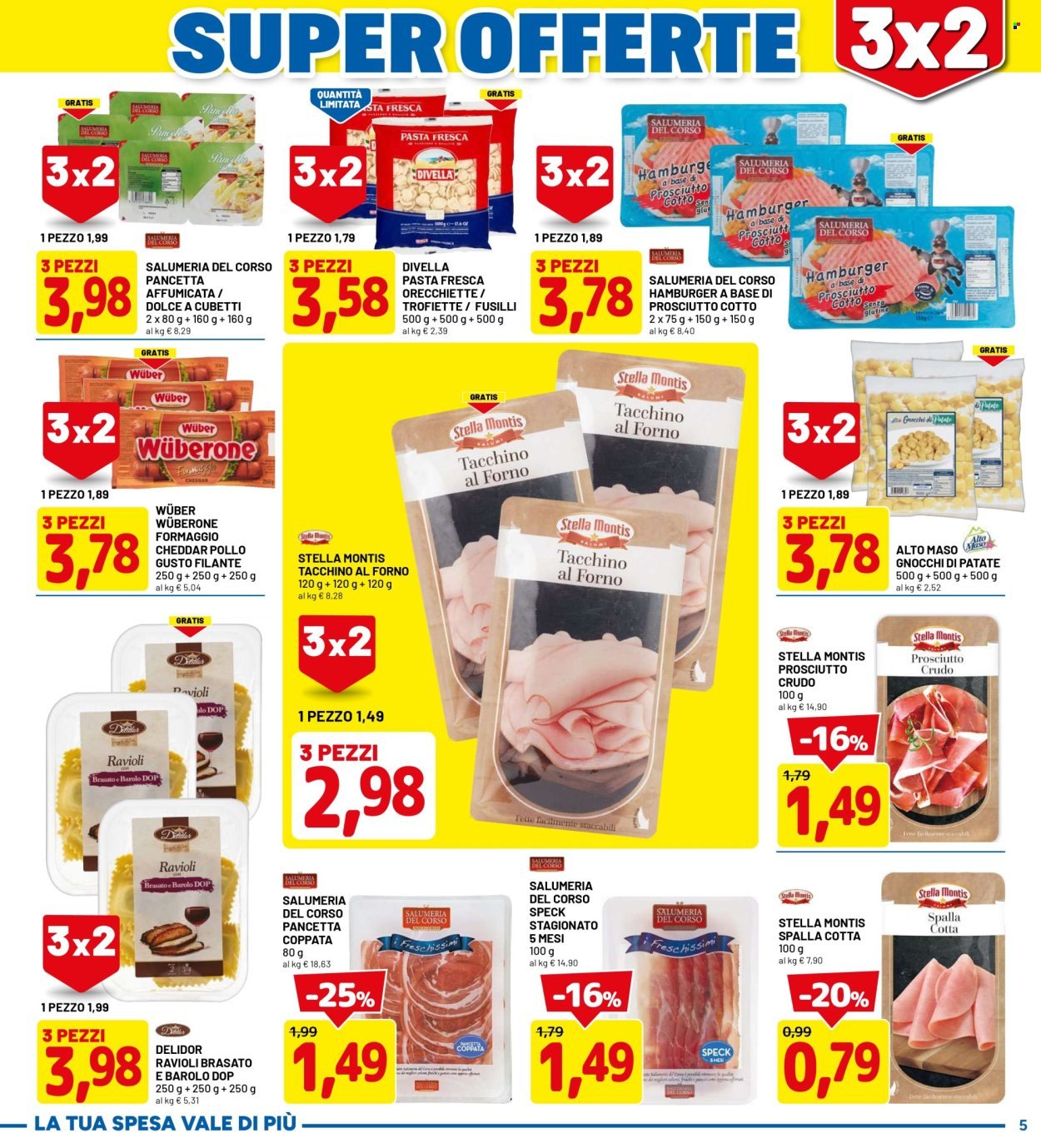 Volantino DPIÙ - SUPER OFFERTE 3X2 - PRENDI TRE PAGHI DUE (2026-01-05 - 2026-01-11)