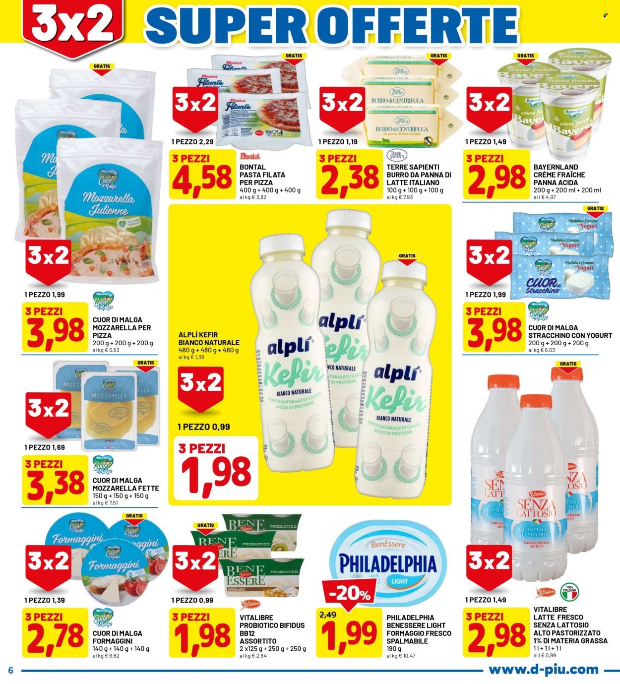 Volantino DPIÙ - SUPER OFFERTE 3X2 - PRENDI TRE PAGHI DUE (2026-01-05 - 2026-01-11)