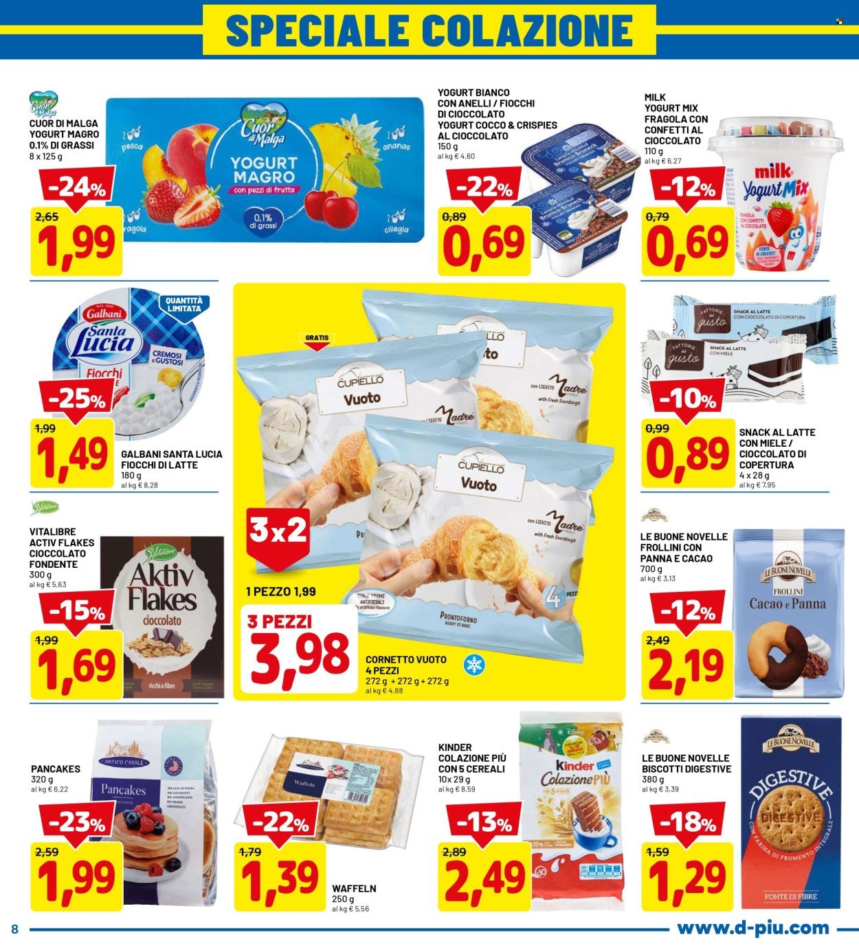 Volantino DPIÙ - SUPER OFFERTE 3X2 - PRENDI TRE PAGHI DUE (2026-01-05 - 2026-01-11)