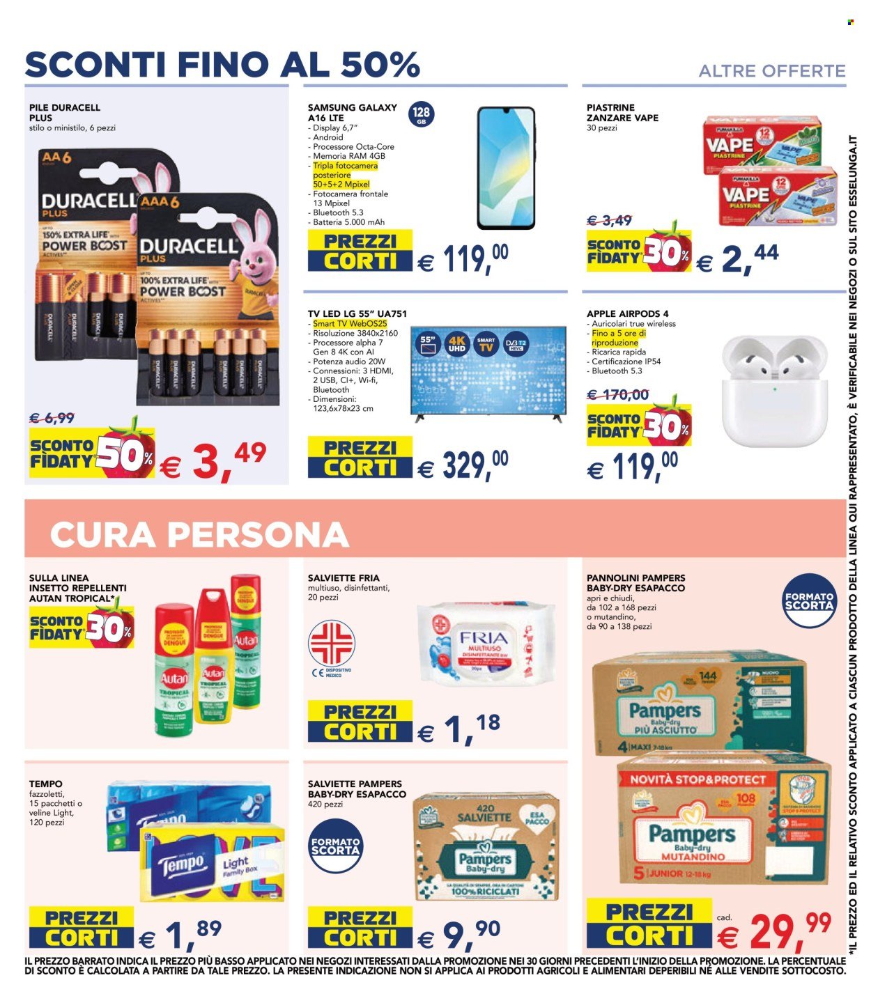 Volantino ESSELUNGA - Sconti fino al 50%
