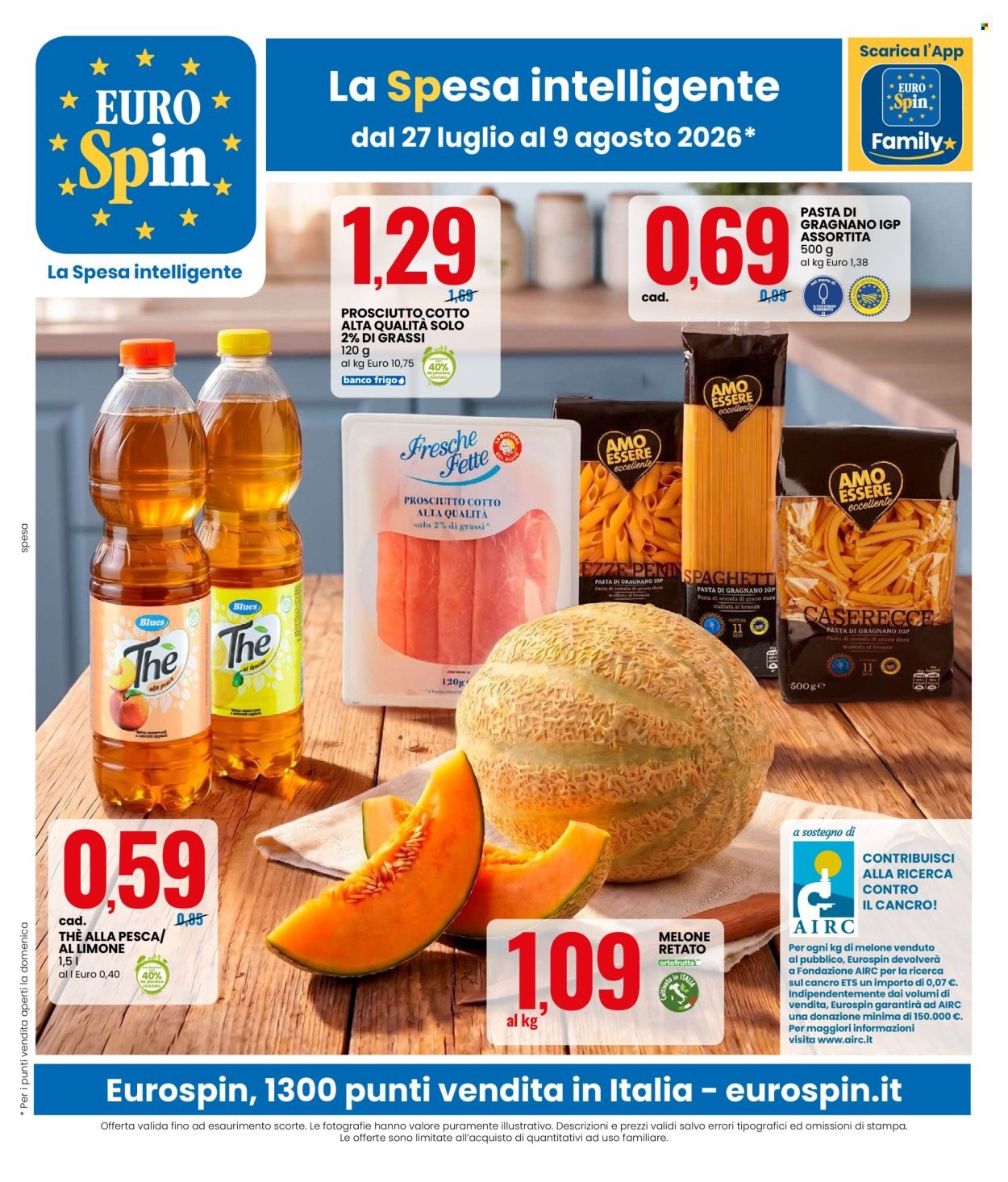 Volantino EUROSPIN - Da lunedì 27 luglio 2026
