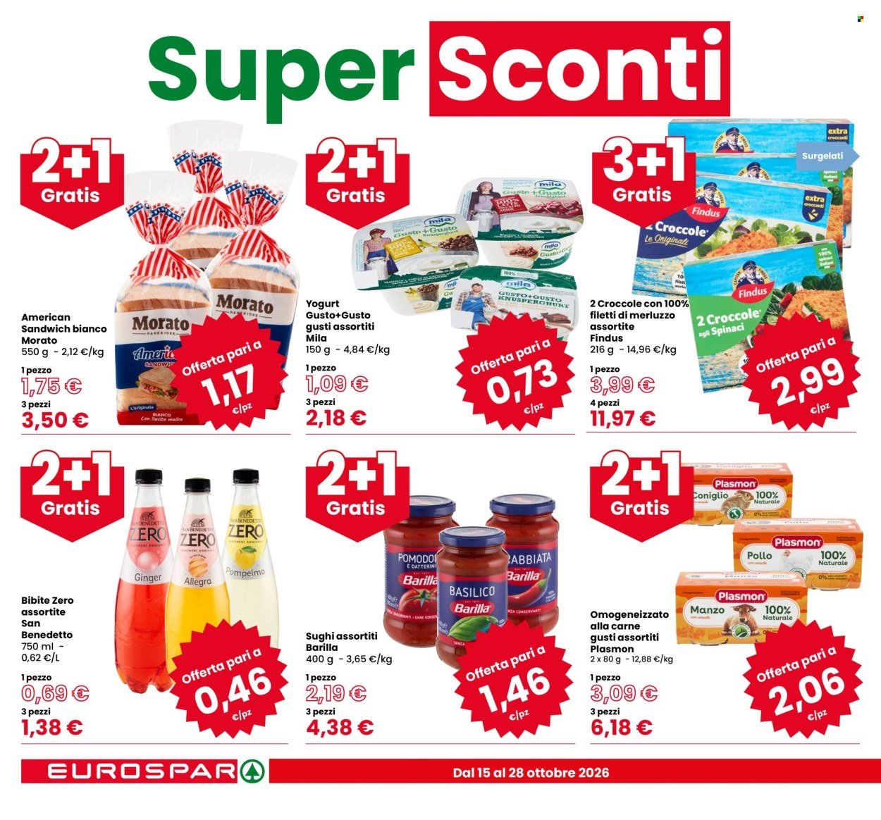 Volantino EUROSPAR - Prezzi Piuma