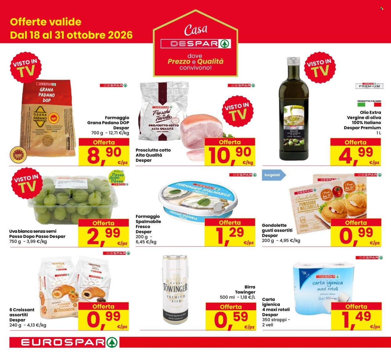 Volantino EUROSPAR - Prezzi Piuma