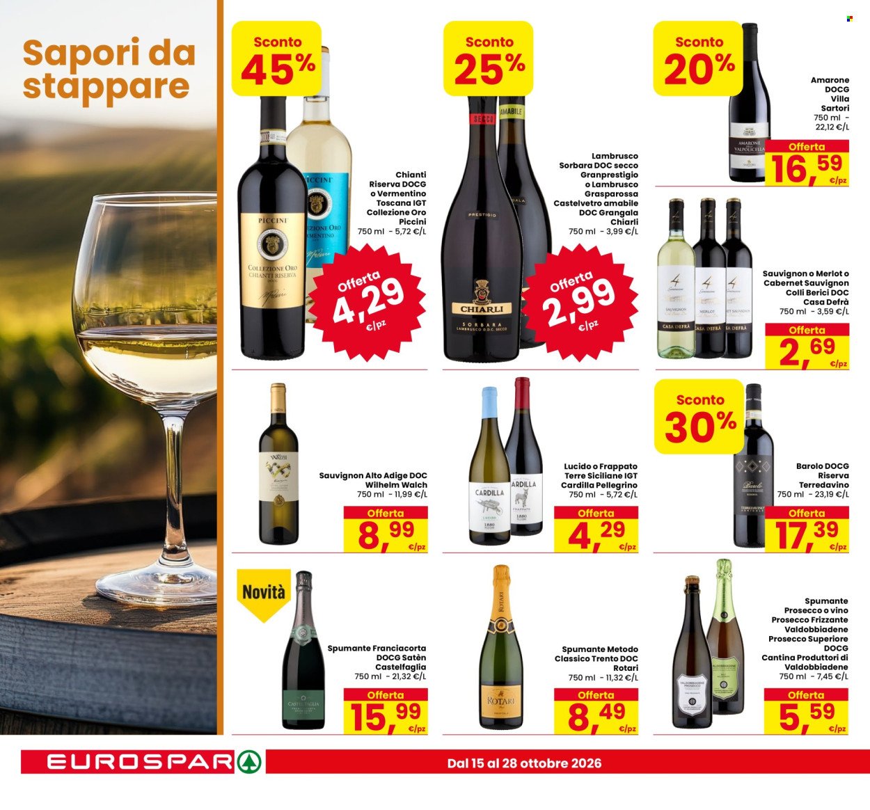 Volantino EUROSPAR - Prezzi Piuma
