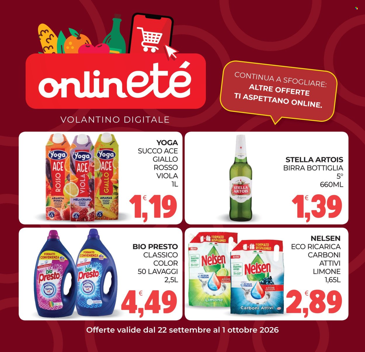 Volantino ETÉ - Da martedì 22 settembre 2026
