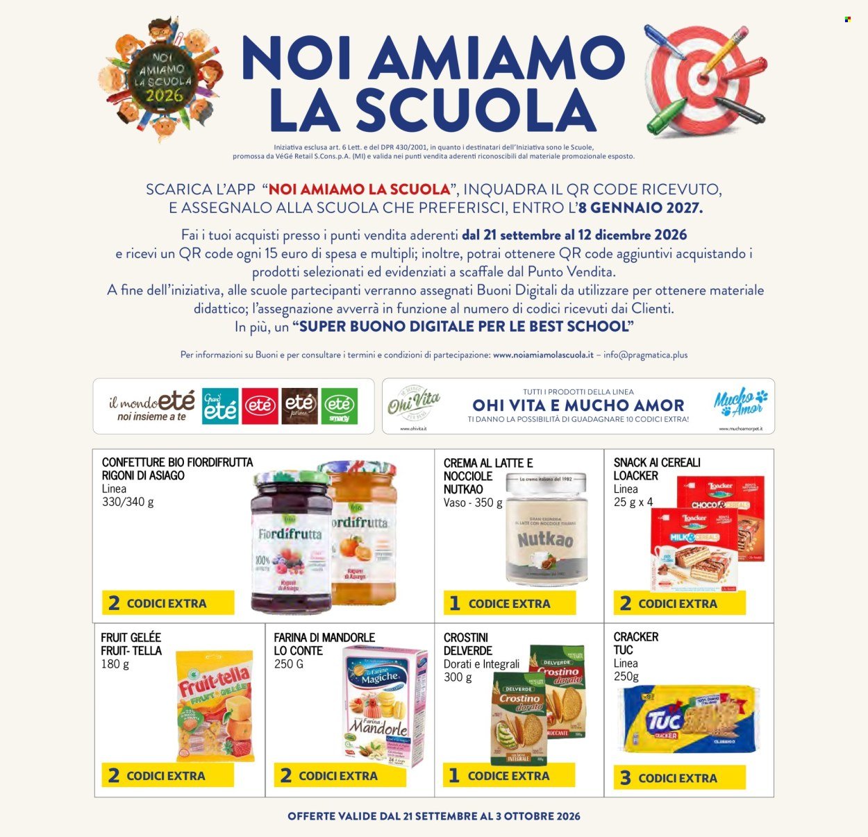 Volantino ETÉ - Da martedì 22 settembre 2026