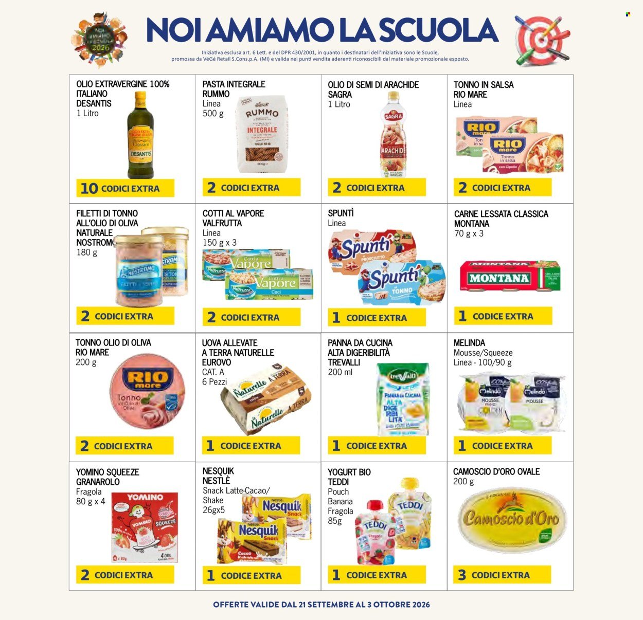 Volantino ETÉ - Da martedì 22 settembre 2026