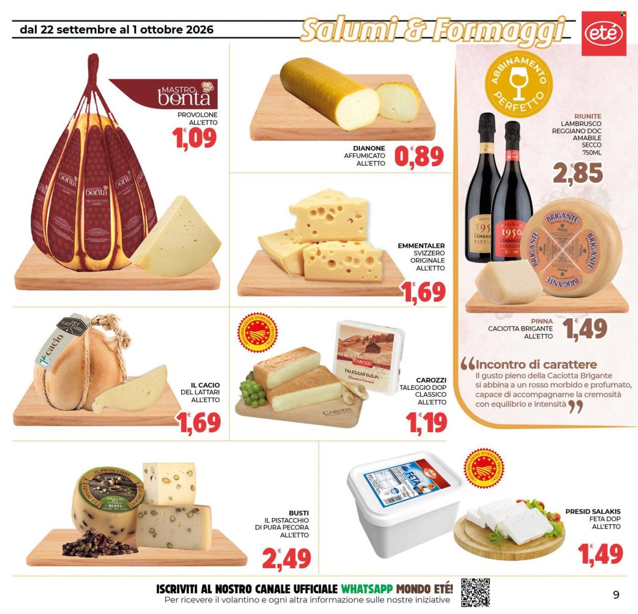 Volantino ETÉ - Da martedì 22 settembre 2026