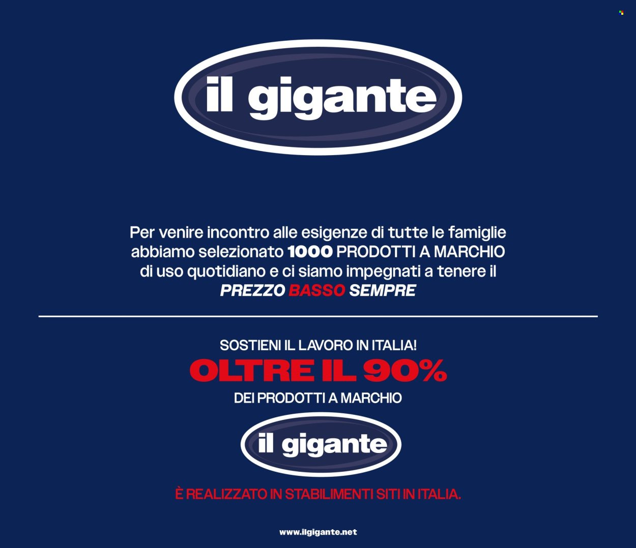 Volantino IL GIGANTE - Spacca i Prezzi