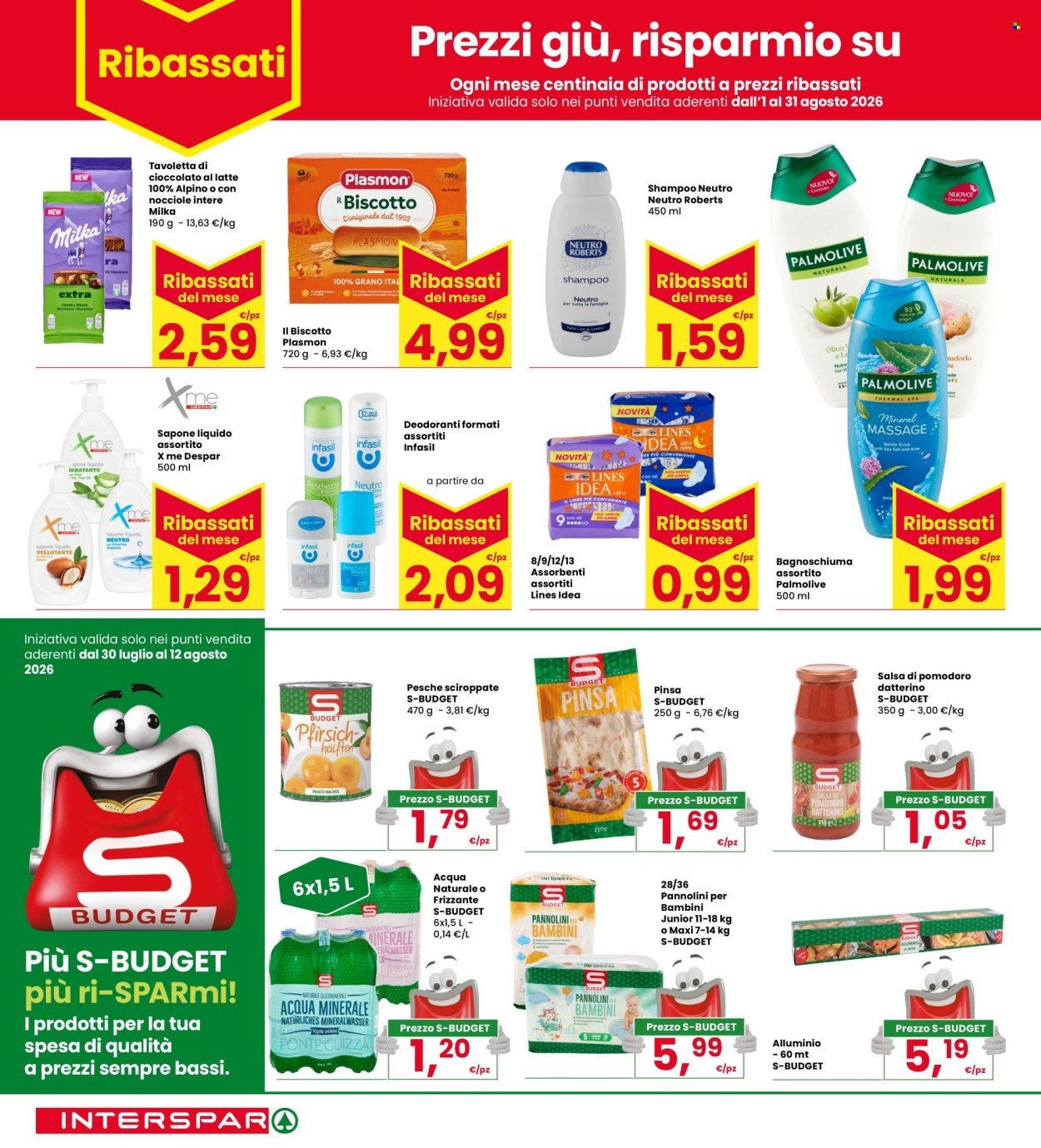 Volantino INTERSPAR - Sconti dal 20% al 50%